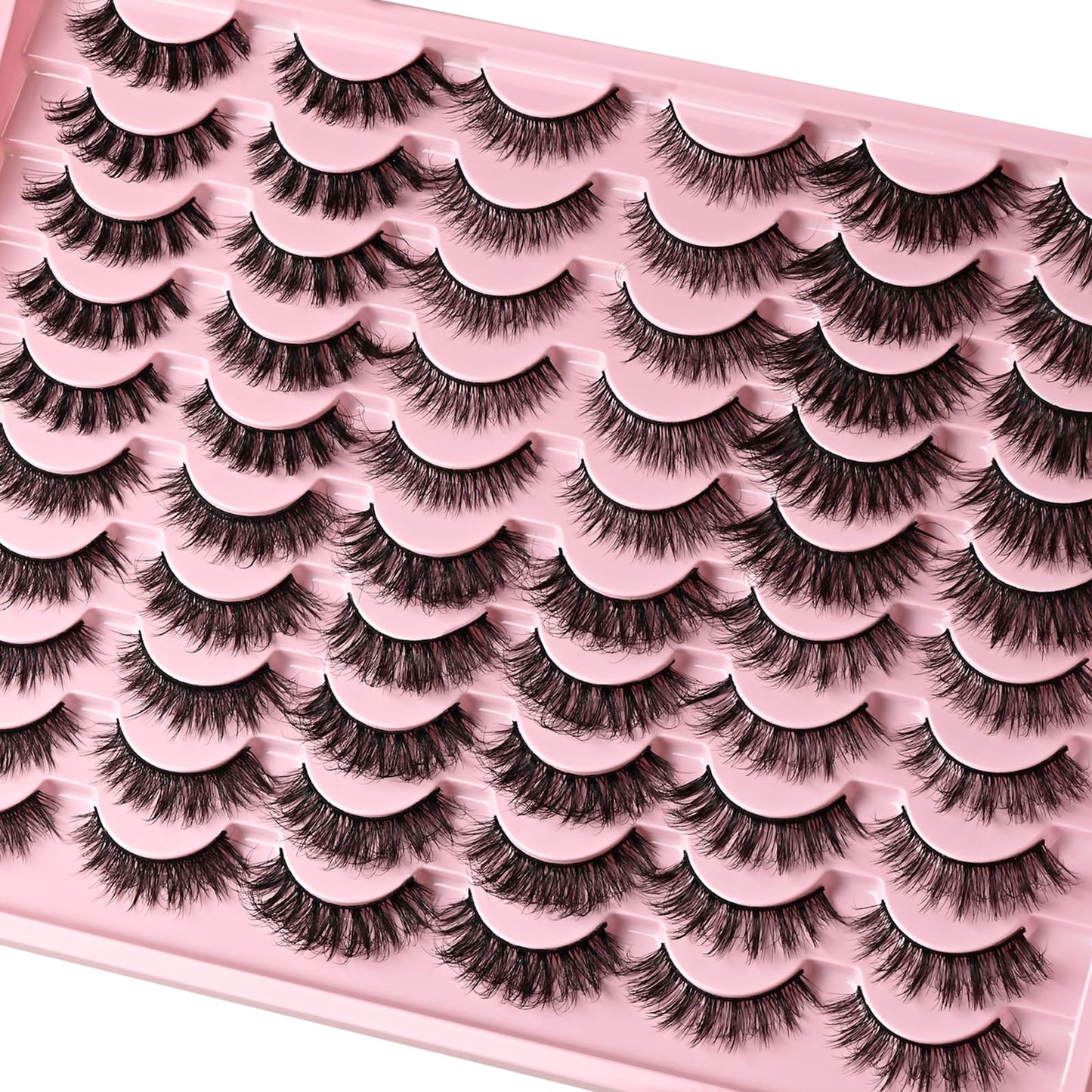 FARRED Lashes: 30 Pairs, 6 Wispy Styles for Everyday & Cat Eye Looks