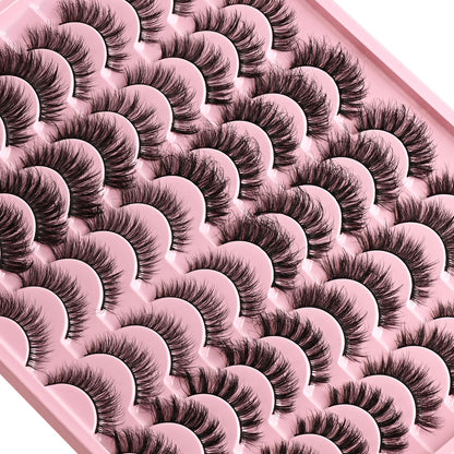 FARRED Lashes: 30 Pairs, 6 Wispy Styles for Everyday & Cat Eye Looks