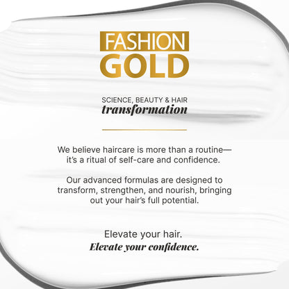 Fashion Gold Keratin Hair Treatment - 6 Uses per Bottle (Formaldehyde-Free)