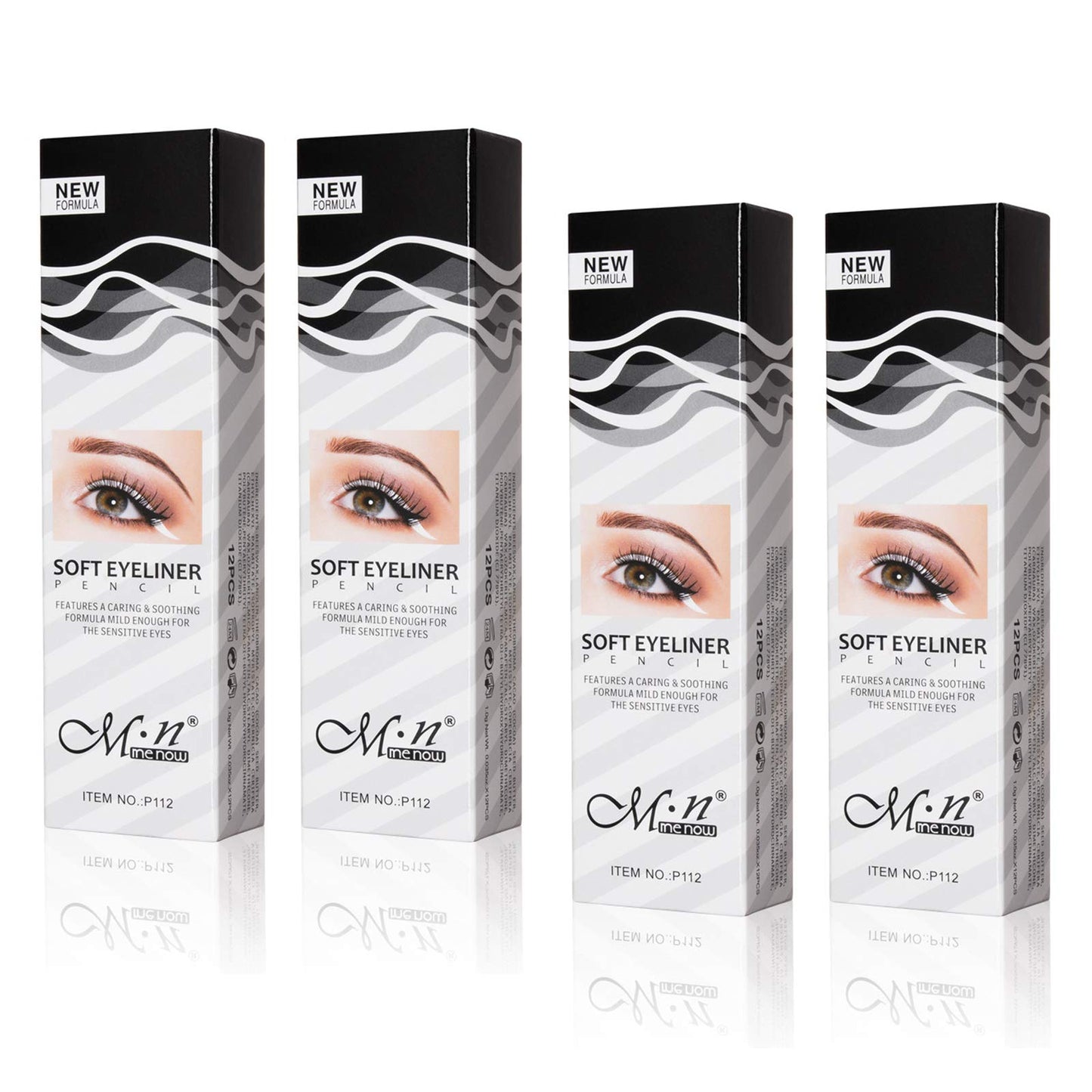Fashionwu White Eyeliner Pencil – Waterproof, Long-Lasting, Multi-Purpose Eye Makeup Tool (48pcs)