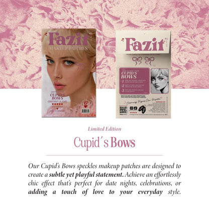 Fazit Cupid's Bow Glitter Patches – Glow-Up Makeup Patches for Face