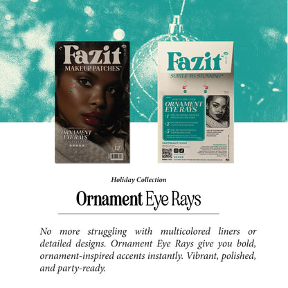 Fazit Ornament Eye Ray Patches – Glow-Up Glitter Makeup for Women