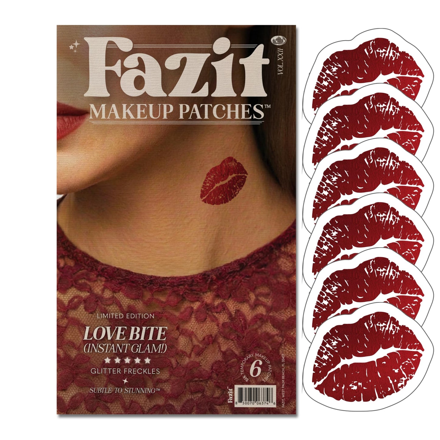 Fazit Makeup Patches: Love Bite Glitter Speckles for a Glow Up Look