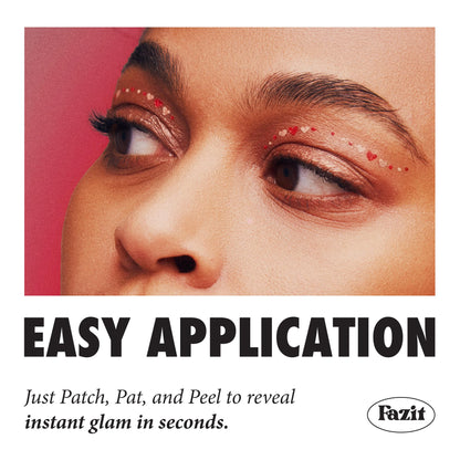 Fazit Makeup Patches – Sweetheart Wing Eyes | Glow Up Glitter Face Patches