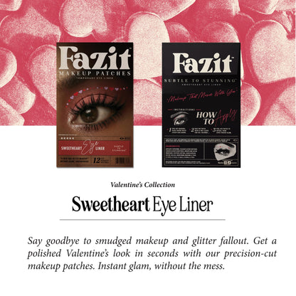 Fazit Makeup Patches – Sweetheart Wing Eyes | Glow Up Glitter Face Patches