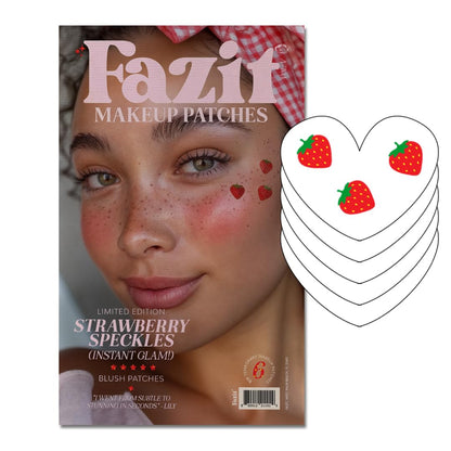 Fazit Makeup Patches - Strawberry Speckles | Glow Up Glitter Face Patches