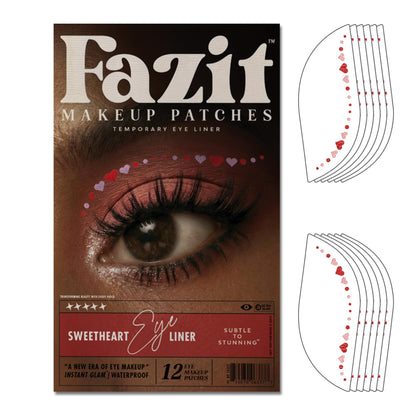 Fazit Makeup Patches – Sweetheart Wing Eyes | Glow Up Glitter Face Patches