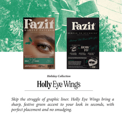 Fazit Makeup Patches: Holly Wings Eye Speckles | Glow Up Glitter for Face