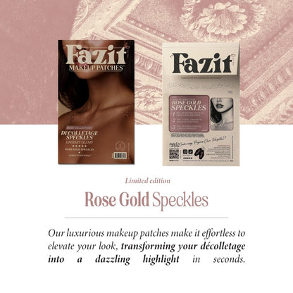 Fazit Makeup Patches: Rose Gold Decolletage Glitter Speckles