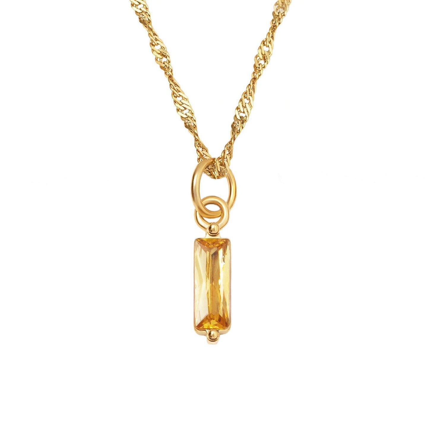 Color Twelve Birthstone Necklace