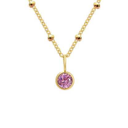 Diamond Birthstone Necklace