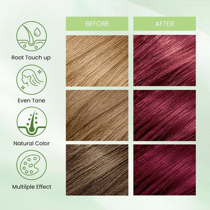 Fedulili Hair Dye Shampoo 3-in-1 – Instant Natural Color, 12 Shades, 500ml