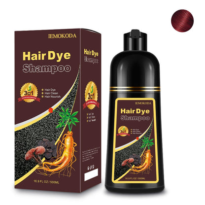 Fedulili Hair Dye Shampoo 3-in-1 – Instant Natural Color, 12 Shades, 500ml