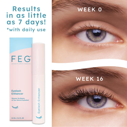 FEG Eyelash Growth Serum – Longer, Darker Lashes & Brows (Single Pack)
