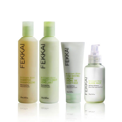 Fekkai Brilliant Gloss Conditioner - 8.5 oz, Pack of 2 | 4X Shine, Sulfate-Free, Vegan
