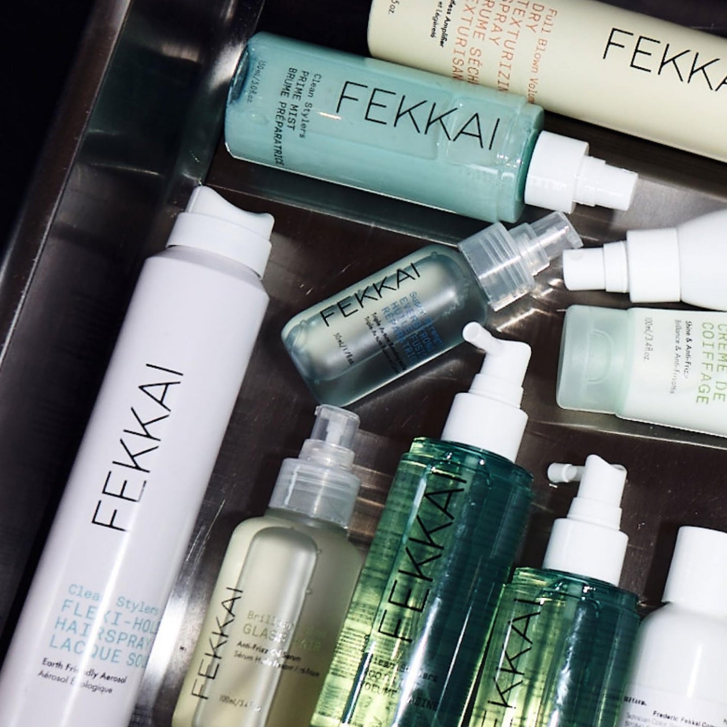 FEKKAI Clean Stylers Flexible Hold Hairspray – 6.6 oz (58% Frizz Reduction)