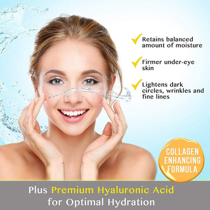Felico Eye Mask & 30 Pairs Collagen Under Eye Patches – Hydration, Elasticity & Brightening