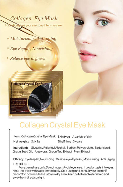 Felico Eye Mask & 30 Pairs Collagen Under Eye Patches – Hydration, Elasticity & Brightening