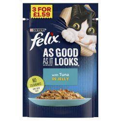 FELIX AS GOOD AS IT LOOKS Tuna in Jelly - 20 Pack PMP