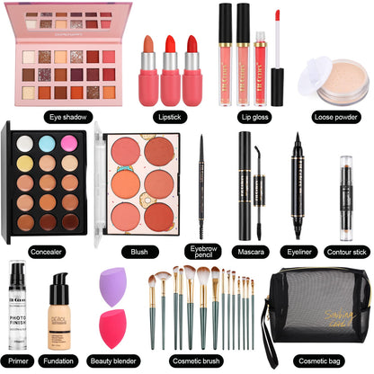 Fenshine All-in-One Makeup Kit for Women | Complete Travel Makeup Bundle