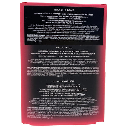 Fenty Beauty Fenty's Finest Limited Edition 3-Piece Set – Mini Hella Thicc Mascara, Diamond Bomb Veil & Gloss Bomb Stix