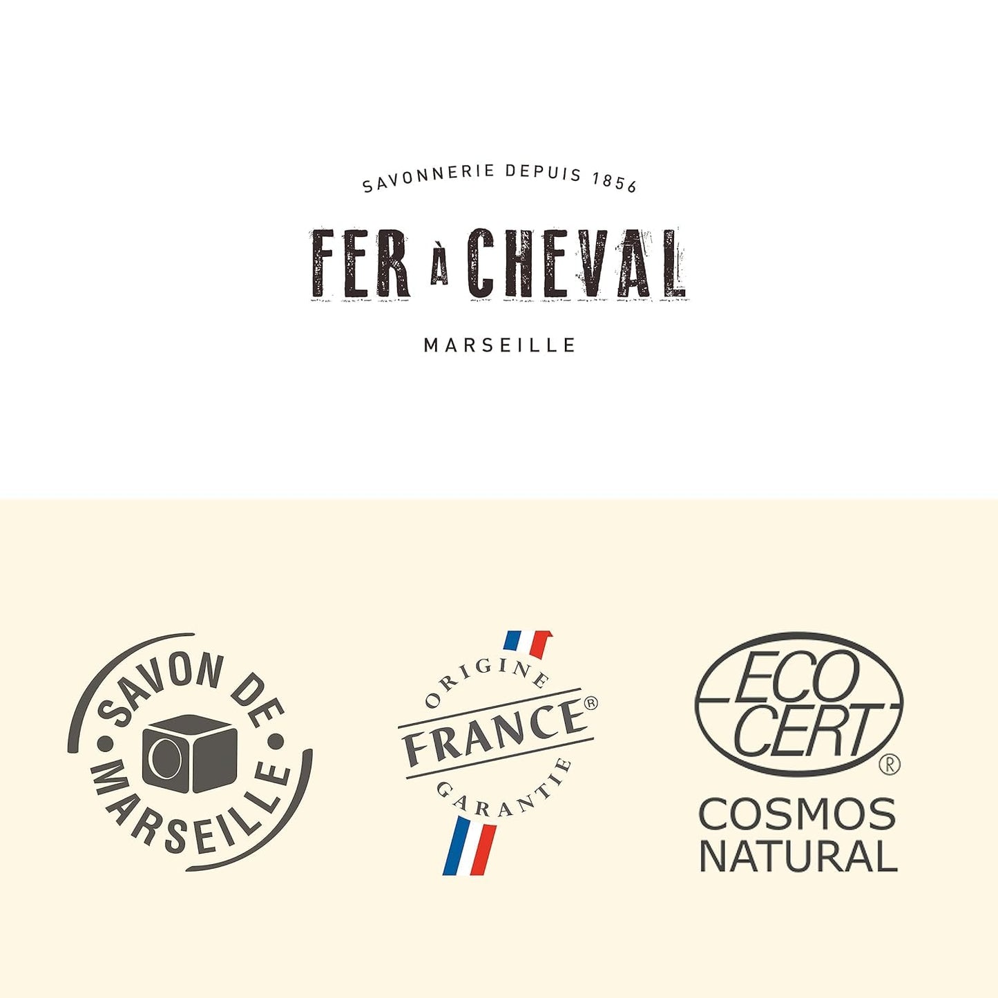 Fer à Cheval Pure Olive Savon de Marseille Soap – 4x65 g Sliced Cubes