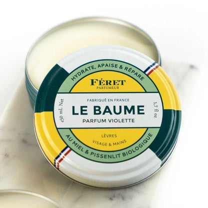 Feret Le Baume Multi-Purpose Balm – Violette | Deep Hydration for Lips, Skin & Cuticles – Made in France