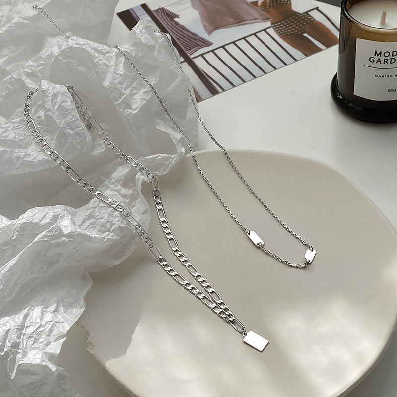 Simple Double Layer Stacked Necklace