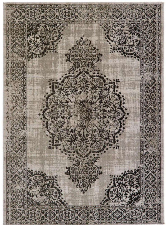 Saville Grey/Black Vintage Rug