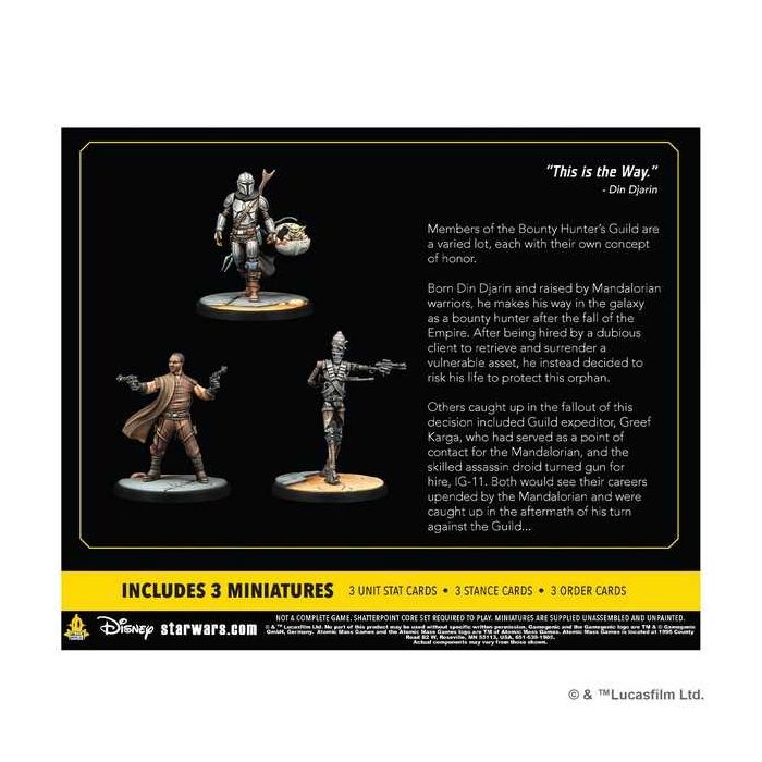 Star Wars: Shatterpoint: Certified Guild (The Mandalorian Squad Pack)