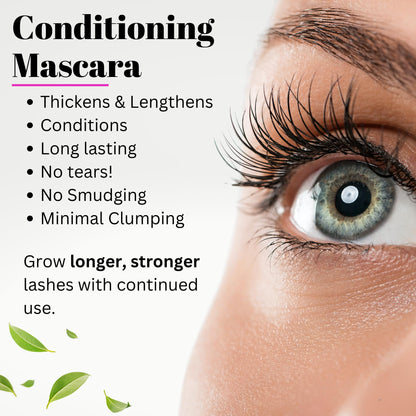 Fifth & Skin NATURLASH Natural Mascara (BLACK) – Hypoallergenic, Vegan, Gluten/Nut Free, Paraben Free