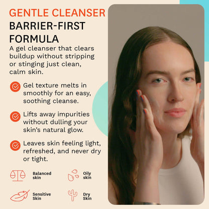 Fig.1 Clarifying Gel Cleanser – AHA/BHA Tea Tree for Oily & Sensitive Skin | Deep Pore Cleansing, 100ml