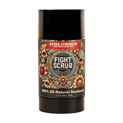 Fight Scrub Extra Strength Deodorant – Aluminum-Free, Unscented, USA-Made