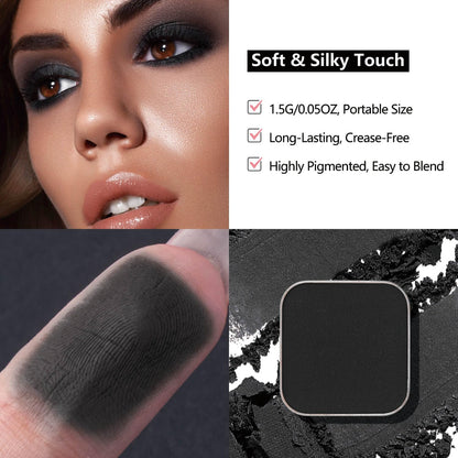Fillwie 3-Color Eyeshadow Pack – Matte & Shimmer Neutrals, Magnetic Palette Pans