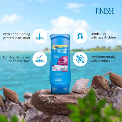 Finesse Moisturizing Conditioner 13oz - 3 Pack | Hydration & Manageability