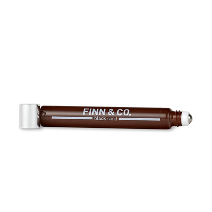 FINN & CO. Black Sand Fragrance Oil | Long-Lasting Roll-On Perfume, Unisex, Travel-Friendly 0.34oz