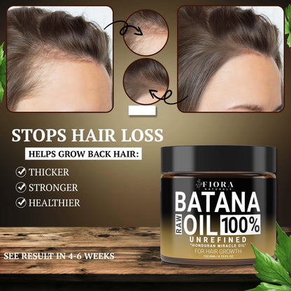 100% Raw Batana Oil Paste for Hair Growth – Dr Sebi Inspired