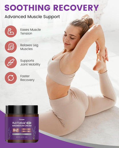 Fioraen Magnesium Lotion for Sleep & Muscle Relief – 120g