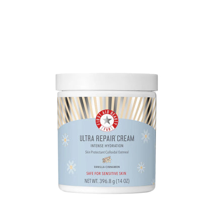 First Aid Beauty Ultra Repair Cream – 14 oz Vanilla Cinnamon | Deep Hydration