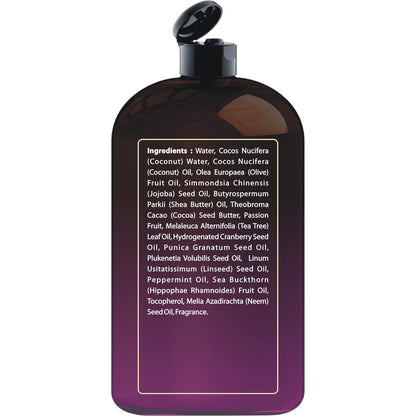 First Botany All Natural Body Wash – Passion Fruit (16 fl oz) | Gentle, Antioxidant-Rich Shower Gel