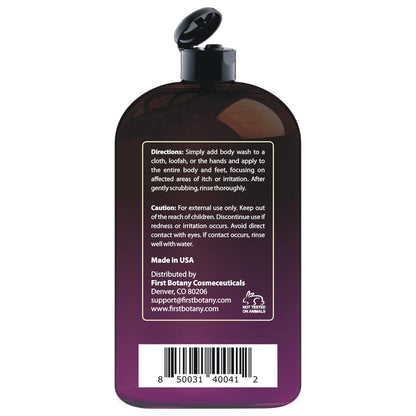 First Botany All Natural Body Wash – Passion Fruit (16 fl oz) | Gentle, Antioxidant-Rich Shower Gel