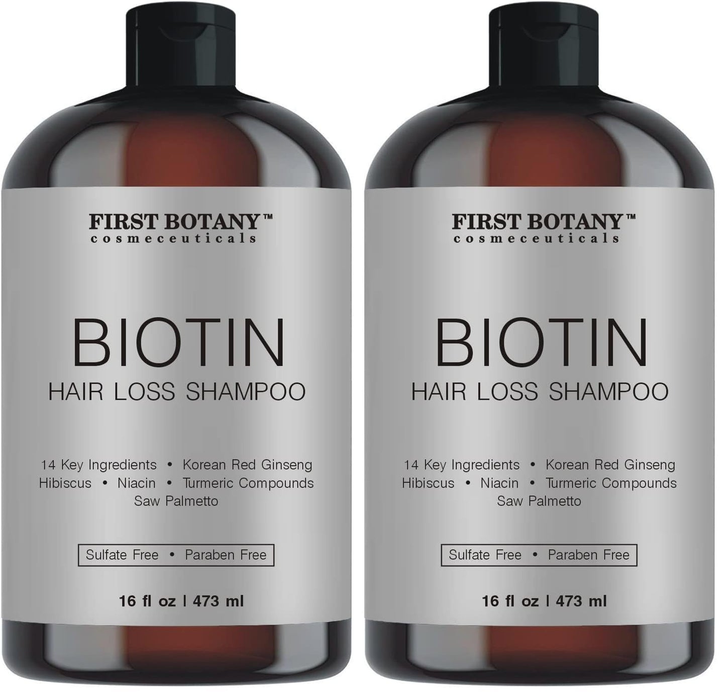 First Botany Cosmeceuticals Hair Regrowth Shampoo – DHT Blockers, Hydration & Volume (Pack of 2)