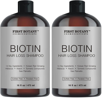 First Botany Cosmeceuticals Hair Regrowth Shampoo – DHT Blockers, Hydration & Volume (Pack of 2)