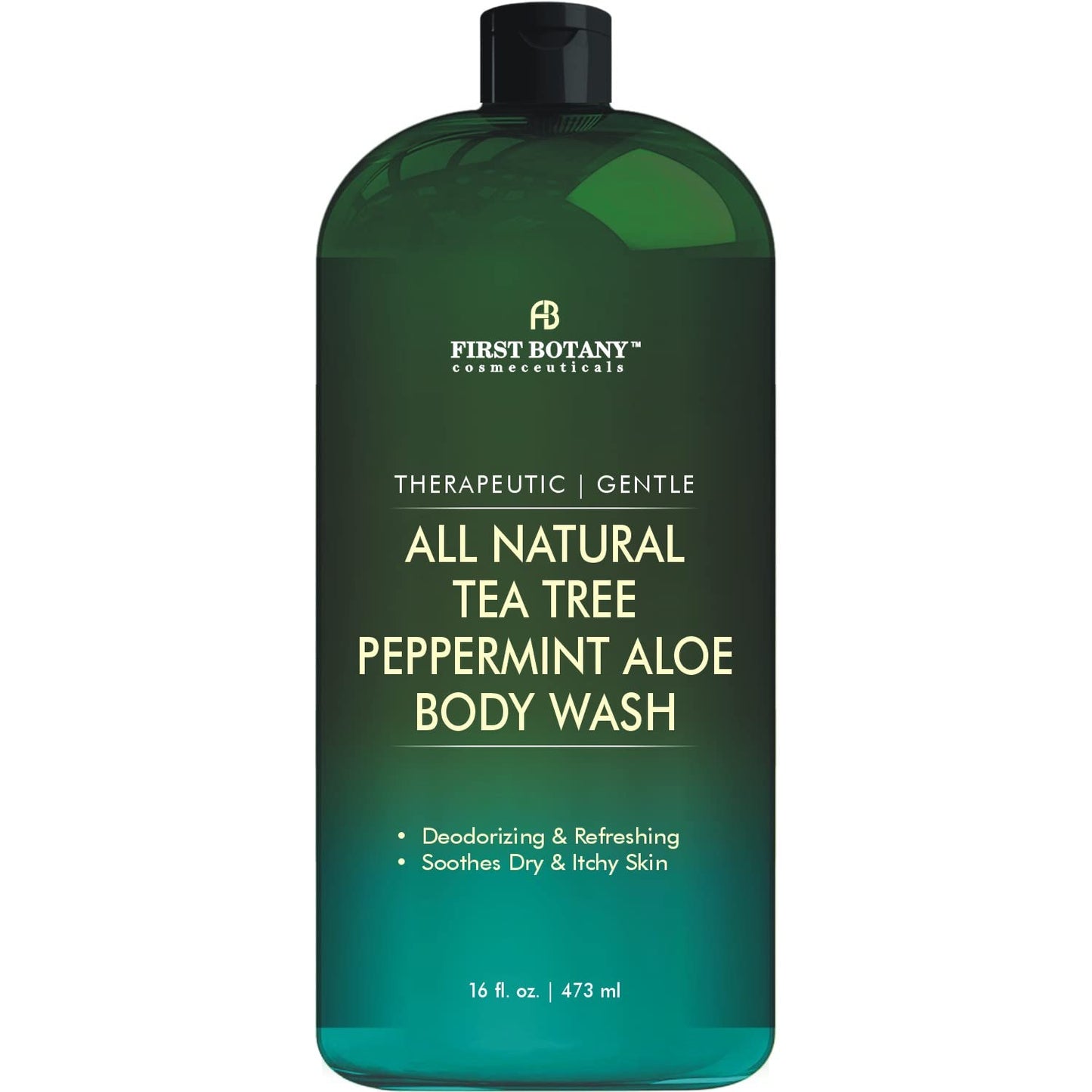 First Botany ALL Natural Tea Tree Mint Body Wash – 16 oz