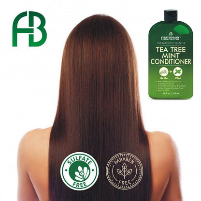 First Botany Tea Tree Oil Conditioner 16 oz – Sulfate Free & Paraben Free for Dandruff & Dry Scalp
