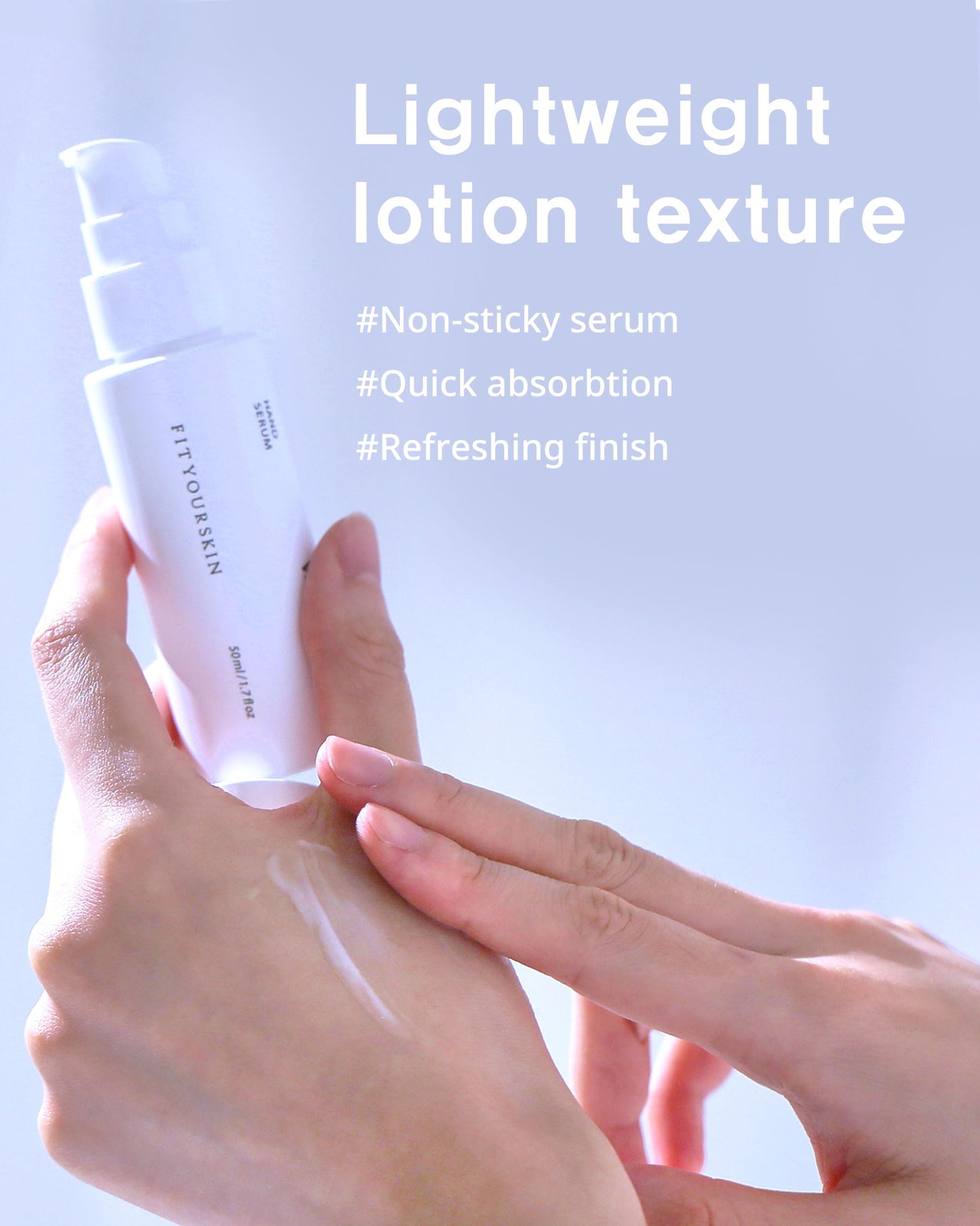 FIT YOUR SKIN Perfumed Hand Serum #Petal Lily – Lightweight, Non-Greasy Hydration with Triple Hyaluronic Acid