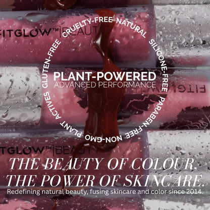 FITGLOW Beauty Lip Colour Serum Rosé | Hydrating Lip Gloss with Collagen & Pomegranate Sterols