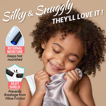 Fittia Baby Satin Bonnets for Sleeping — Adjustable 6-36 Months, Silky Smooth Hair