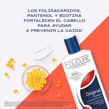Folicure Hair Growth Shampoo & Conditioner Pack (11.8 fl oz + 12 fl oz) | Five Brothers Products