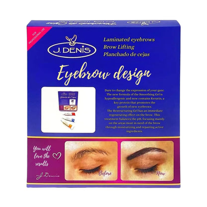 Five Brothers J. Denis Lamination Kit — Brow Pencil & Glue for Salon-Quality Brows